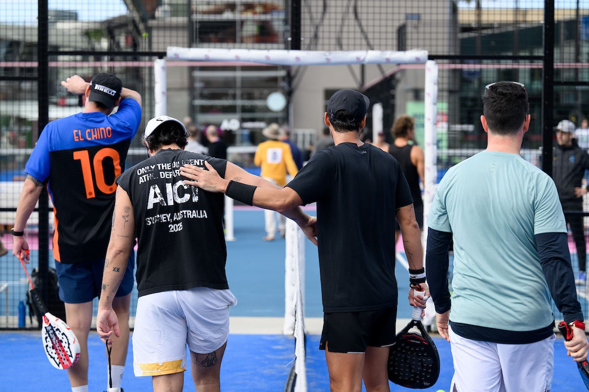 March 28: General play and view at Australian Masters Tournament - Padel on Saturday, March 28, 2026. Photo by TENNIS AUSTRALIA/STEVEN MARKHAM
