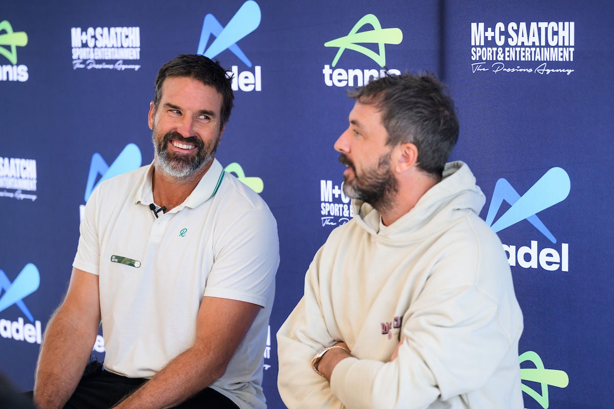 July 31: The Pat Rafter Padel Showcase at the Sydney Racquet Club on Thursday, July 31, 2025. Photo by TENNIS AUSTRALIA/ JAMES GOURLEY