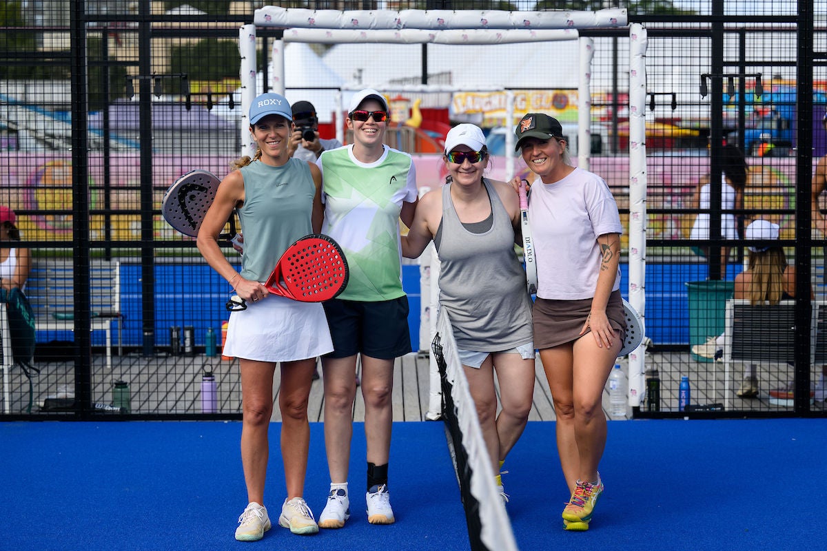 March 28: General play and view at Australian Masters Tournament - Padel on Saturday, March 28, 2026. Photo by TENNIS AUSTRALIA/STEVEN MARKHAM